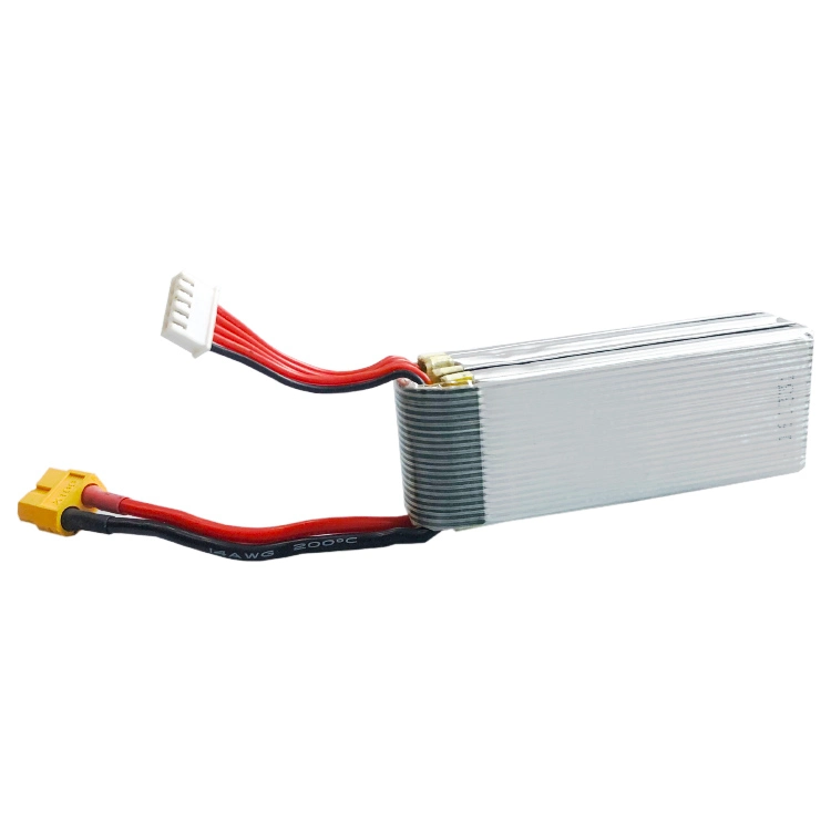 14.8V ড্রোন পাওয়ার মডিউল 1500mAh 40c ড্রোন লিথিয়াম ব্যাটারি Dtp 653480-4s 0