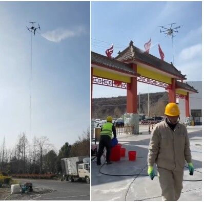 সম্পর্কে সর্বশেষ সংস্থার খবর MYUAV ওয়াটার ক্লিনিং টাইটড ড্রোন সিস্টেম