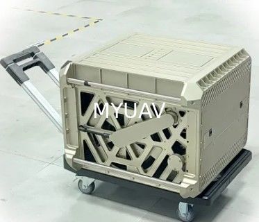 জিপিএস পজিশনিং স্ট্রিপড বা পোল মাউন্ট সহ MYUAV গ্রে টাইটড ড্রোন স্টেশন সর্বোচ্চ গতি 72 কিলোমিটার / ঘন্টা